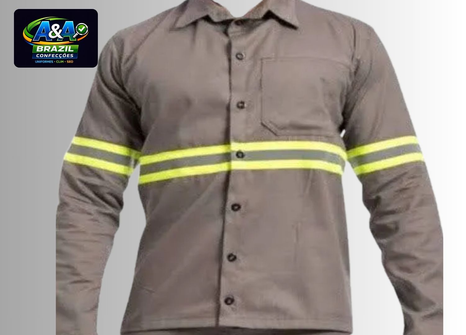 Camisa Gola italiana em brim